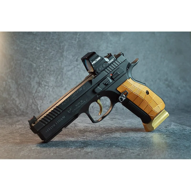 LOK Grips Palm Swell Gridlok - Okładziny chwytu CZ Shadow 1/2 - Tactical Sport - TS - 75 - SP-01