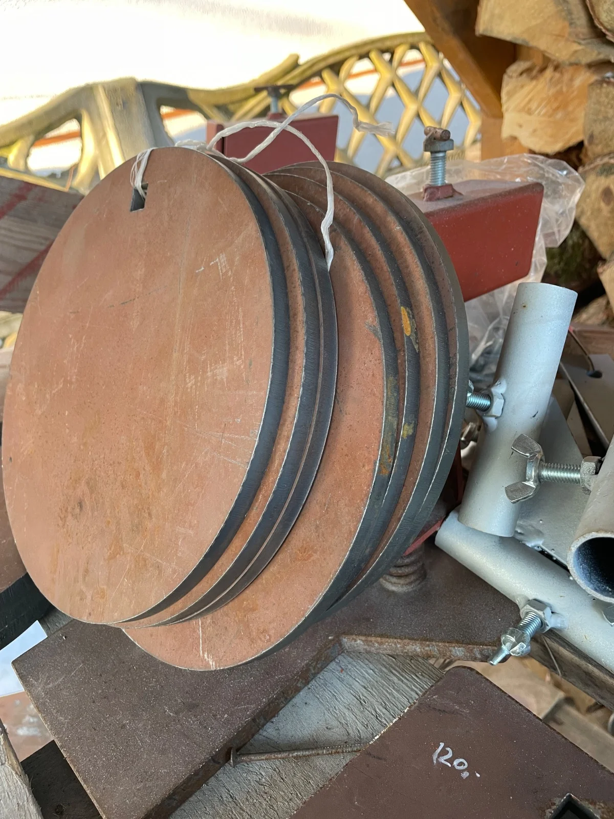 GONG z Hardox 450 grub. 10mm - koło fi 300mm