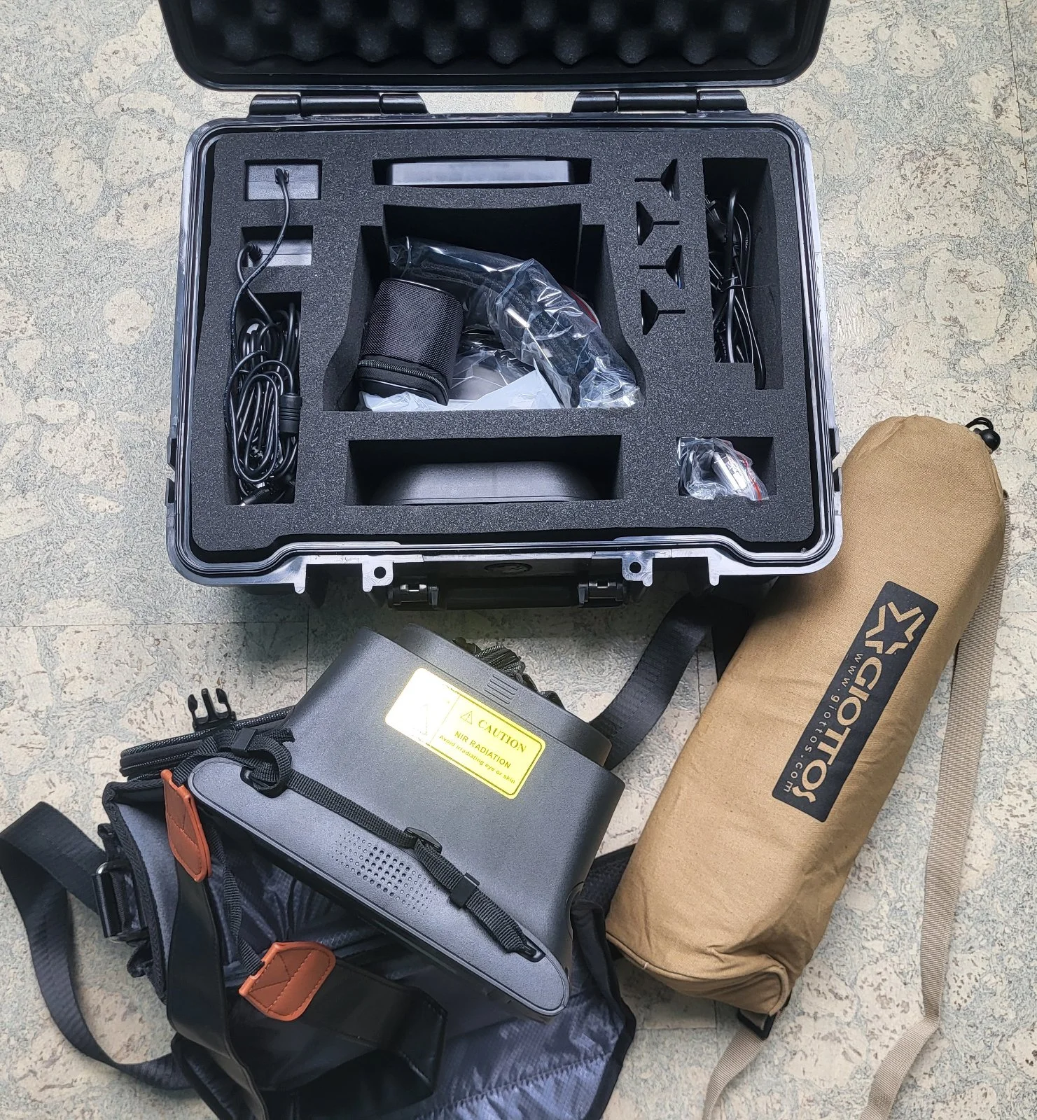 Samochodowa car Night Vision noktowizor przenośny porządny statyw torba pokrowiec powerbank