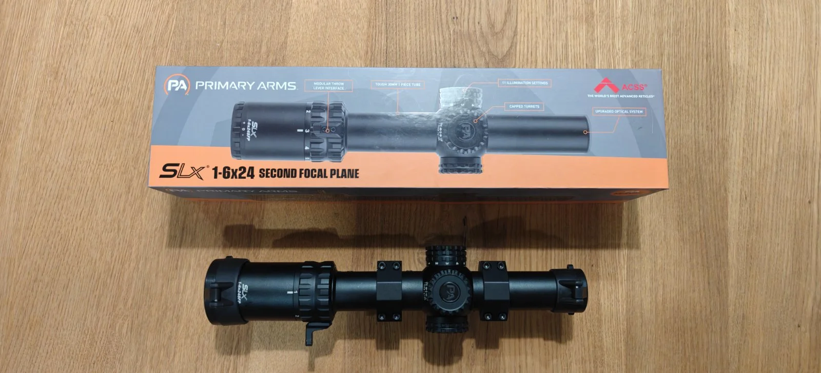 Primary Arms SLX 1-6x24 ACSS i montaż