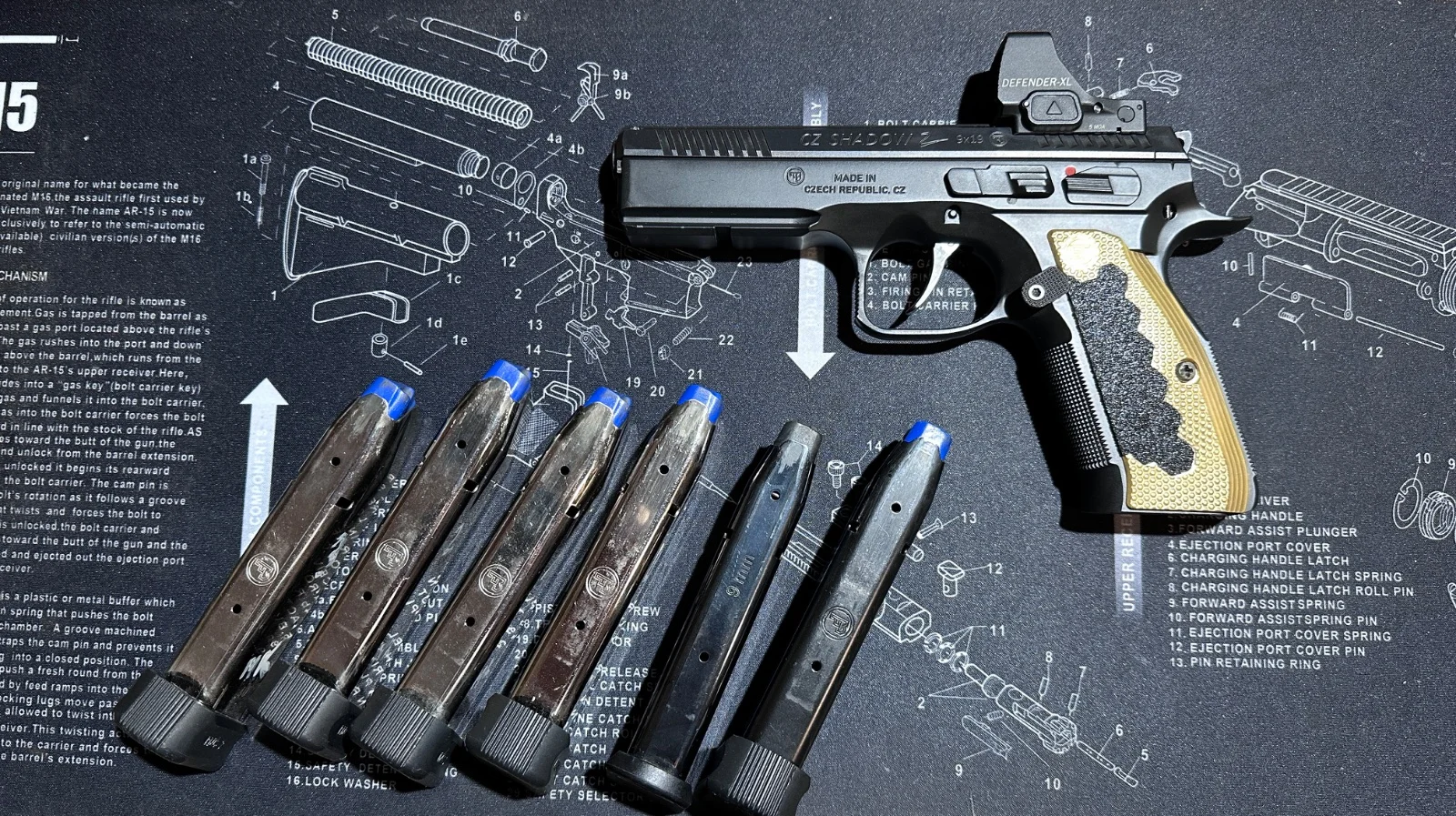 CZ Shadow 2 Vortex Defender XL 5MOA 6 magazynków - komplet do IPSC Production Optics