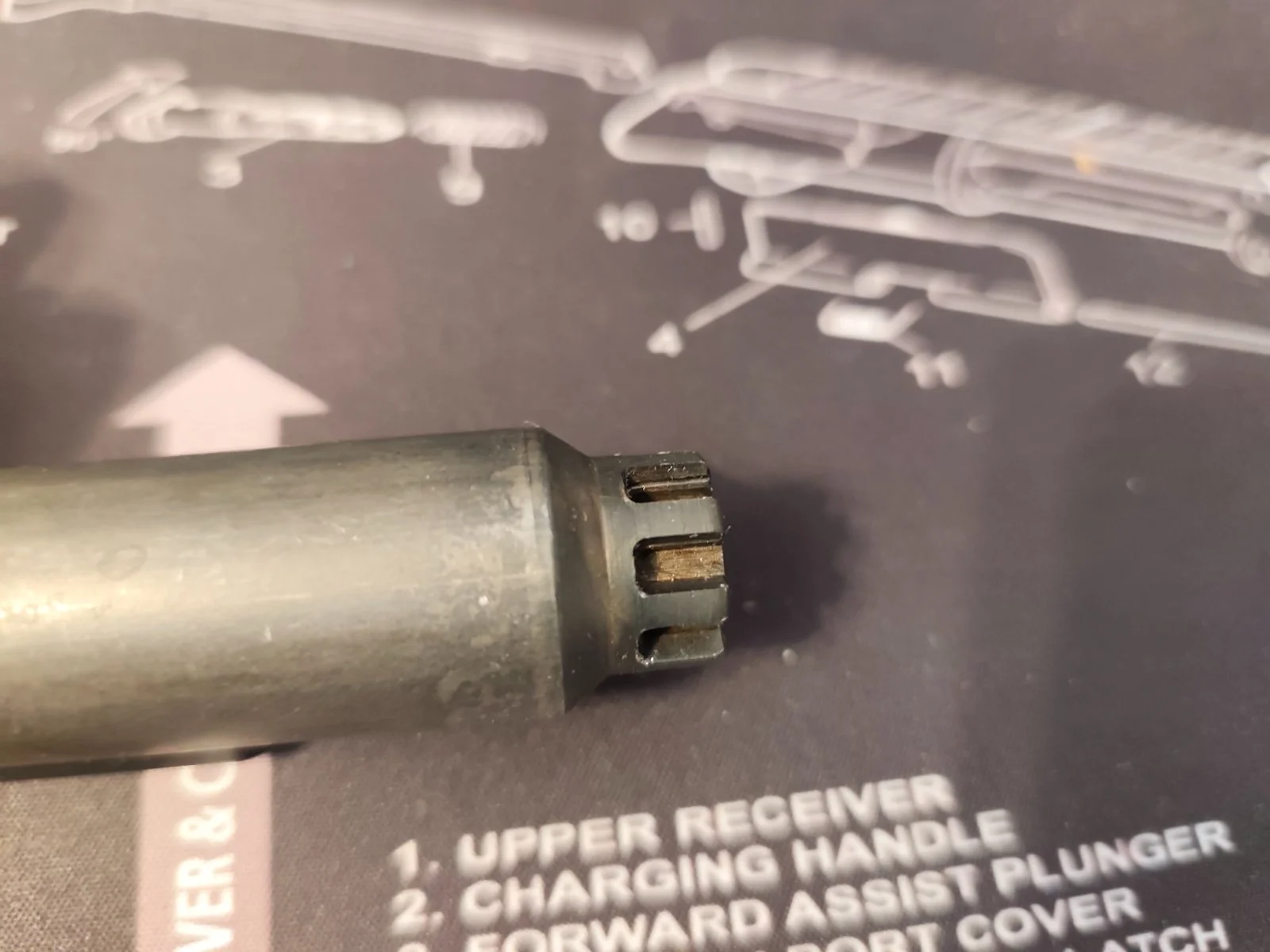 Reaction rod - przyrząd AR-15, montaż urządzeń wylotowych, montaż barrelnut/nakrętki lufy