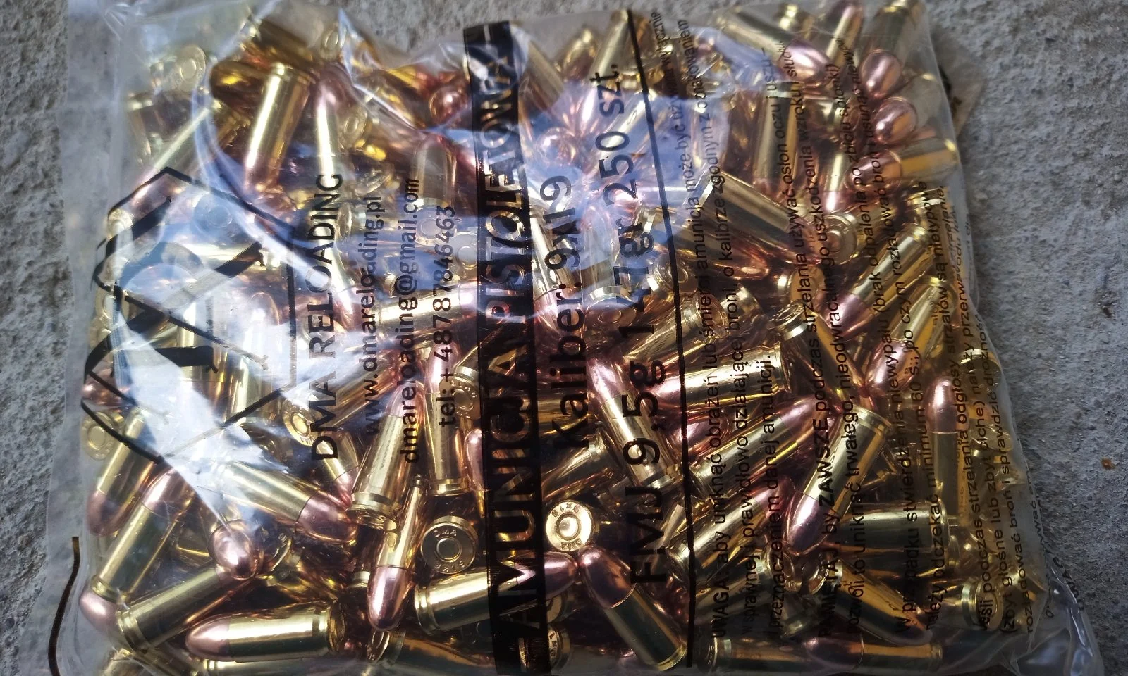 DMA 9x19 NOWA! 147 gr ciężka kulka
