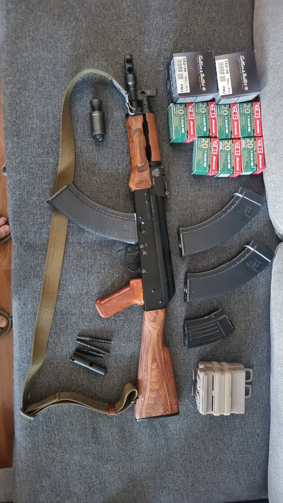 Mini Jack premium Drewno 7,62x39 krótki kałasz AK47 WBP Rogów