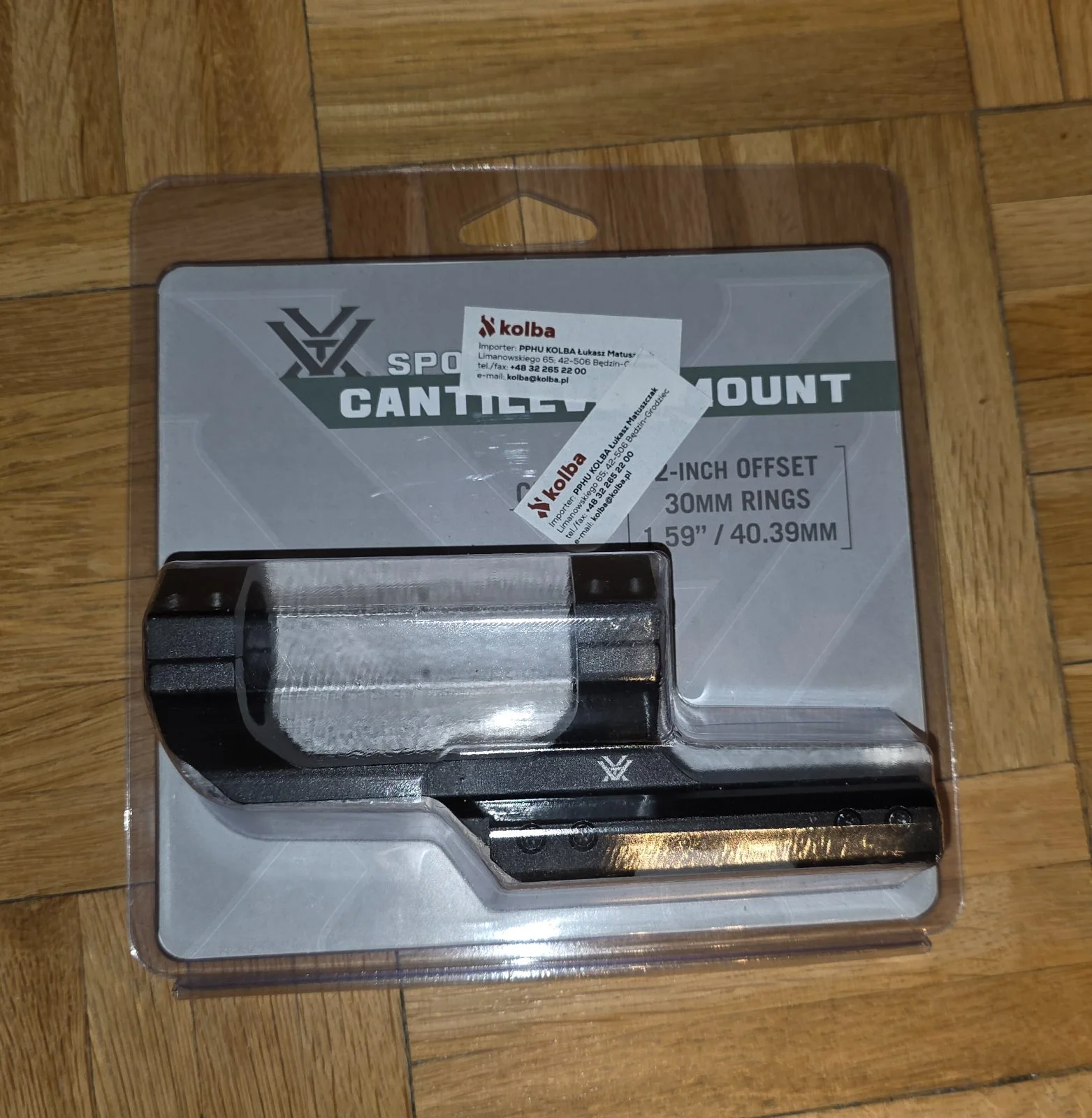 Montaż Vortex Cantilever 30 mm 2" offset