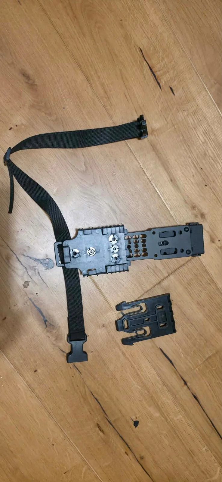 Montaż kabury / adapter aluminiowy / TEKLOK i QLS z paskiem