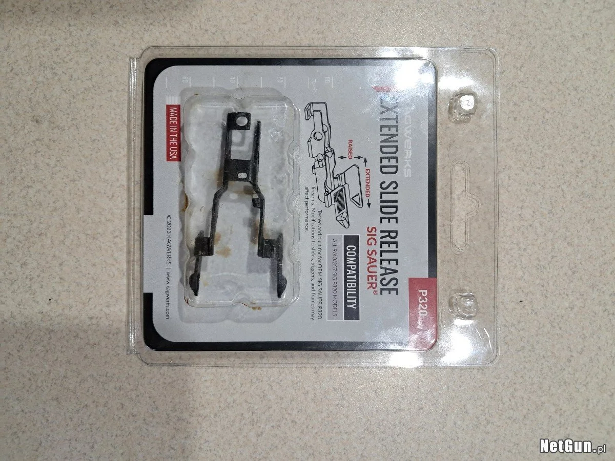 Kagwerks SIG SAUER P320 podwyższony zwalniacz zamka