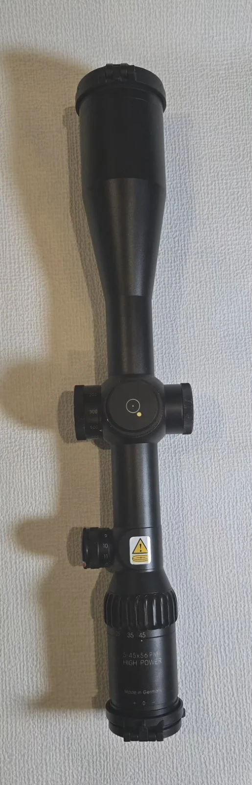 Luneta Schmidt&Bender 5-45 PM II High Power z krzyżem P4FL
