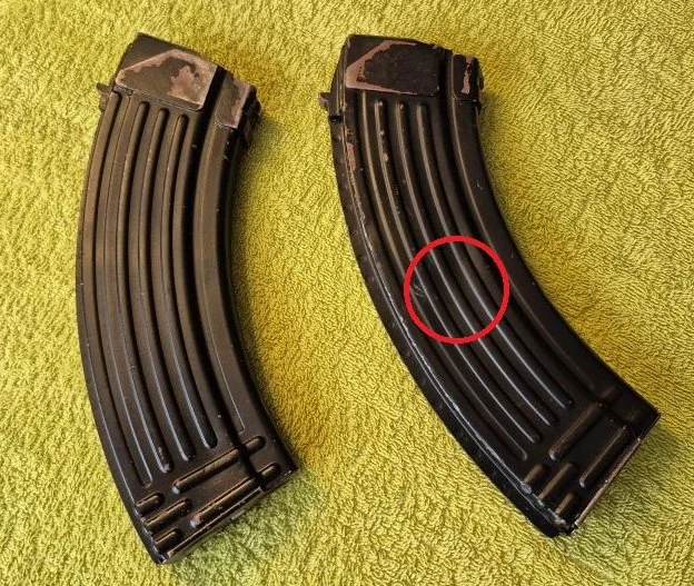 2x magazynek matalowy do AK47 30 nab.