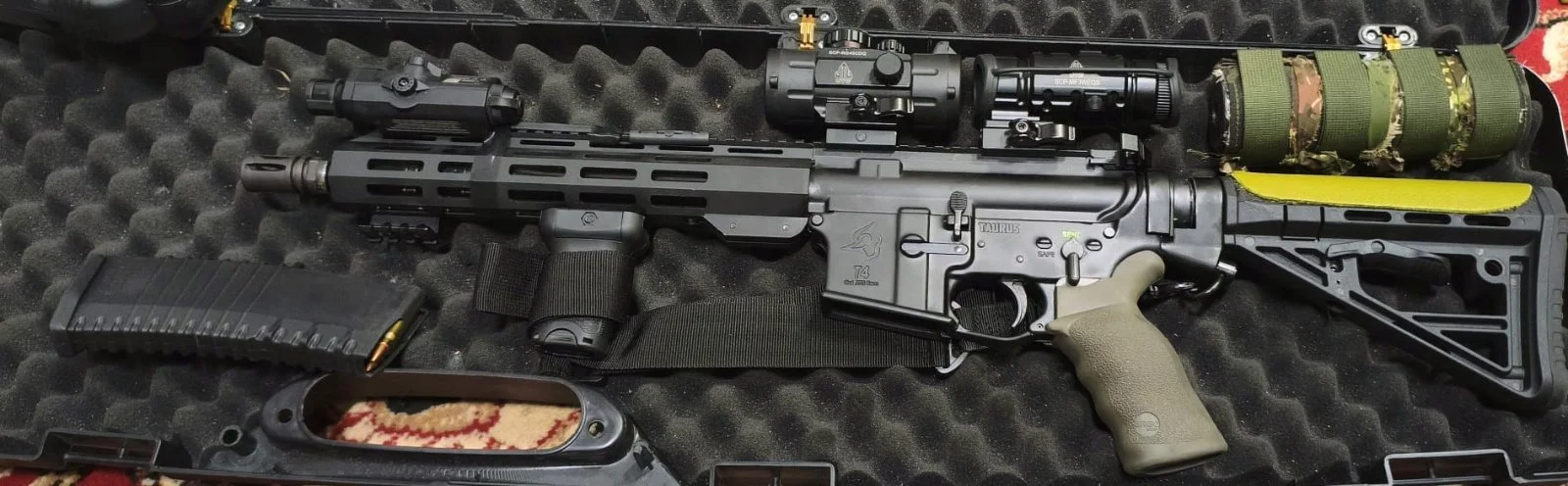 Karabinek 223 Taurus T4 A23 OR z lufą 11,5" dużo dodatków