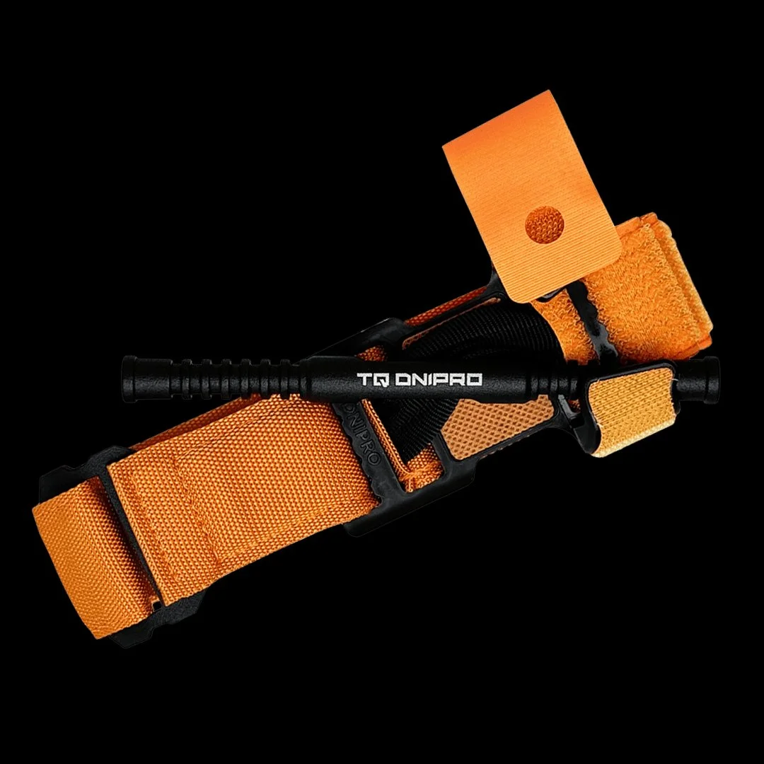 Staza/ opaska uciskowa TQ DNIPRO gen.2 POMARAŃCZOWA