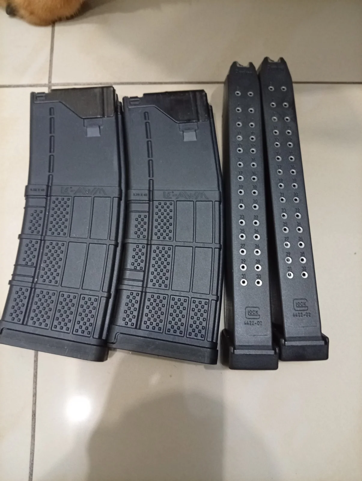 Magazynki Glock i  Lancer ar 15