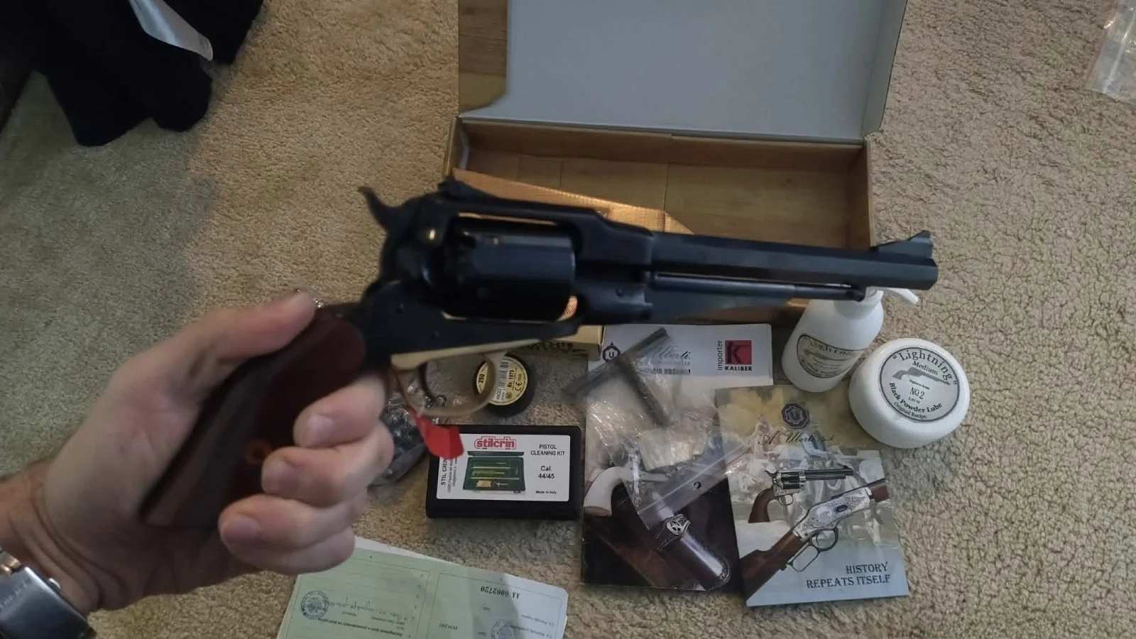 Remington Uberti 1858 8" oksyda kal. 44 Target