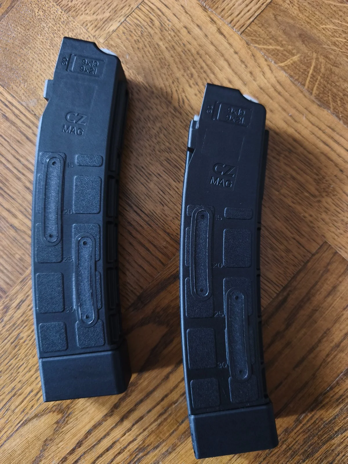 Dwa magazynki Cz Scorpion evo3 30 nabojowe
