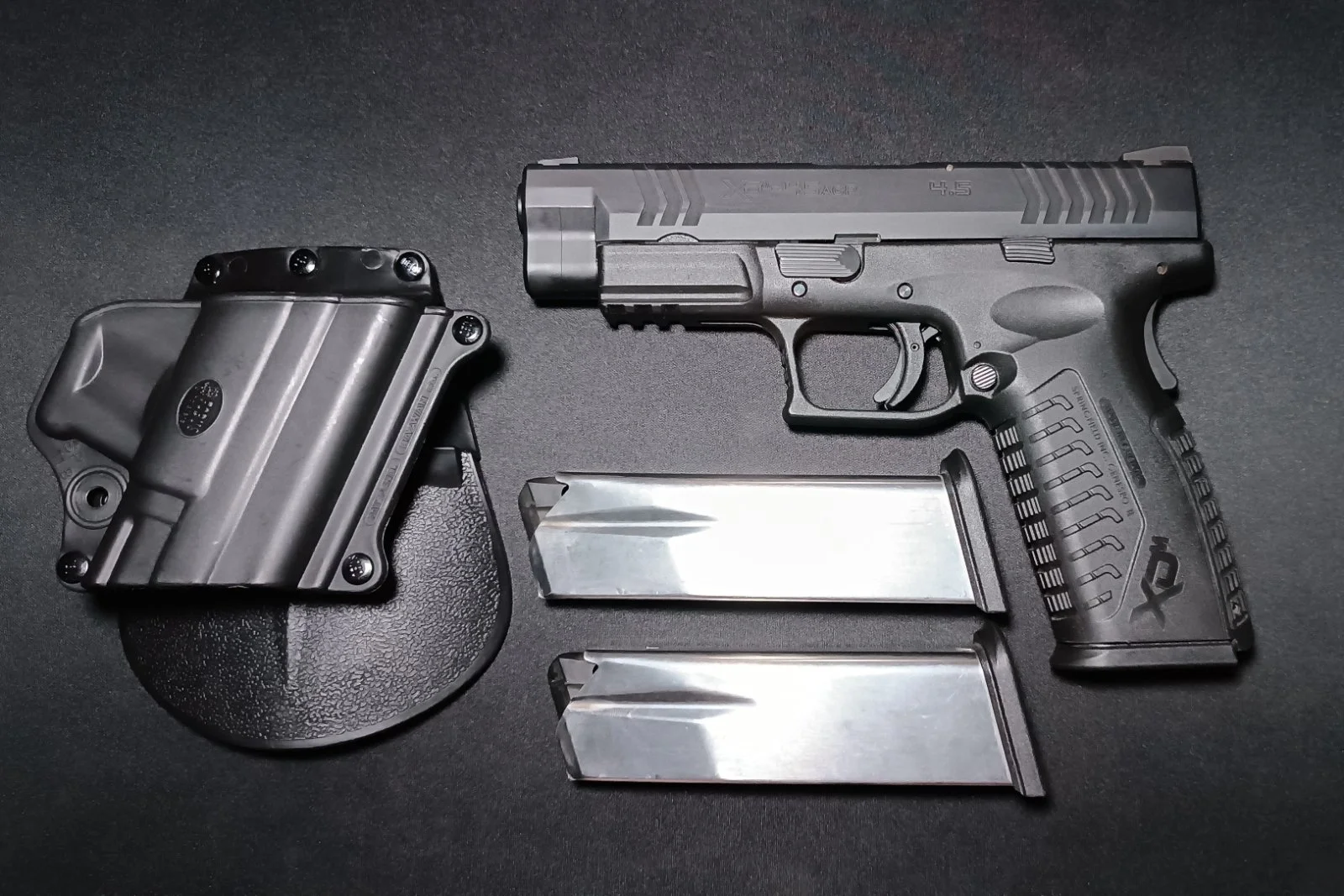 ZAMIENIĘ - Pistolet XDM-45 4.5" 45 ACP - Springfield / HS Produkt - 3 magazynki - kabura