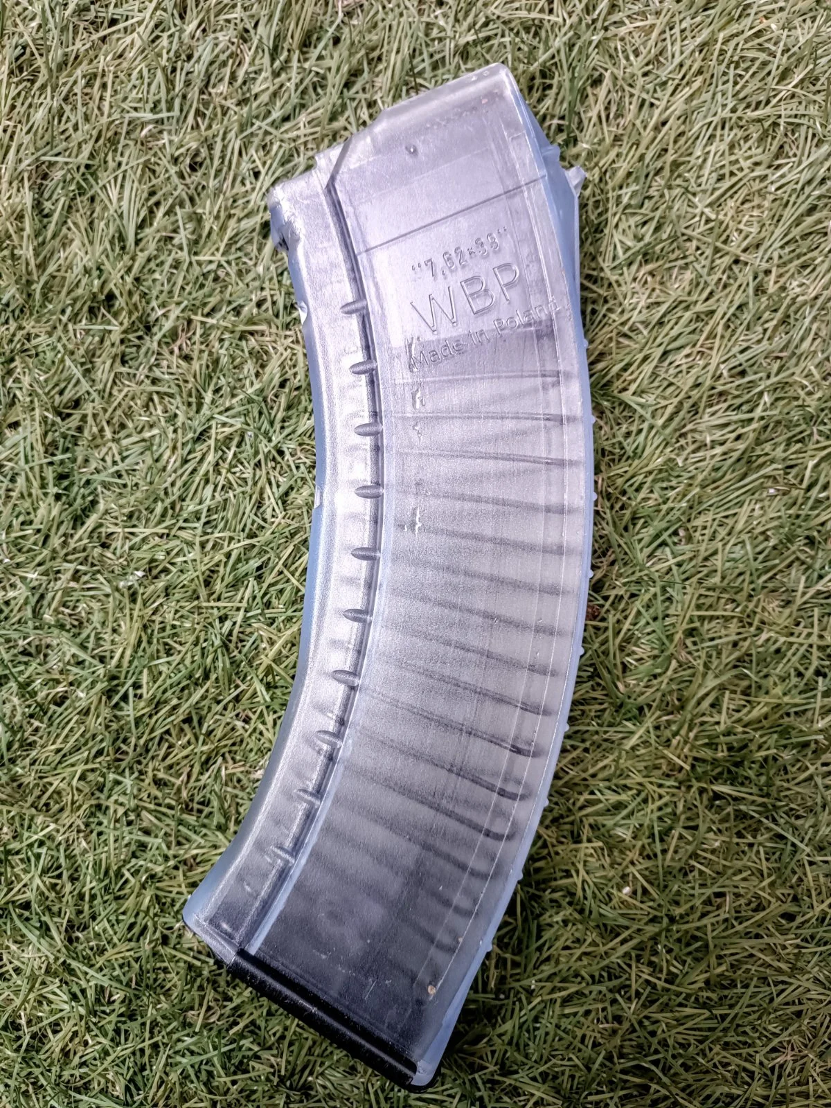Magazynek AK / AKM Polimer, na 30 Naboi 7,62x39, Gen 1, bezbarwny - WBP Rogów