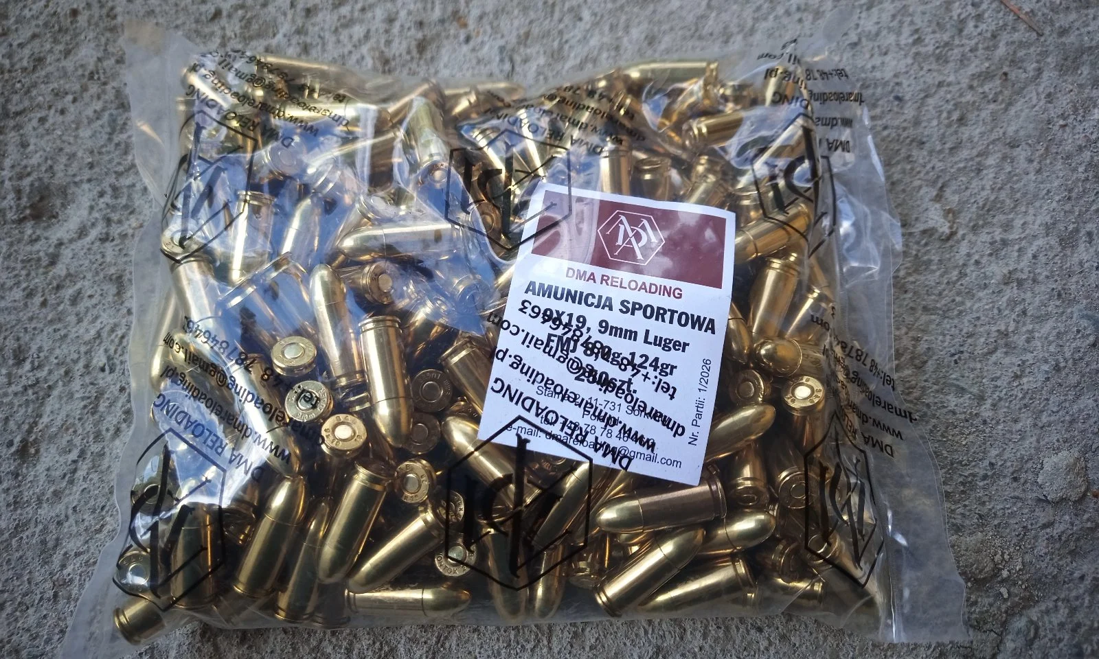 DMA 9x19 124 gr reelaborowana
