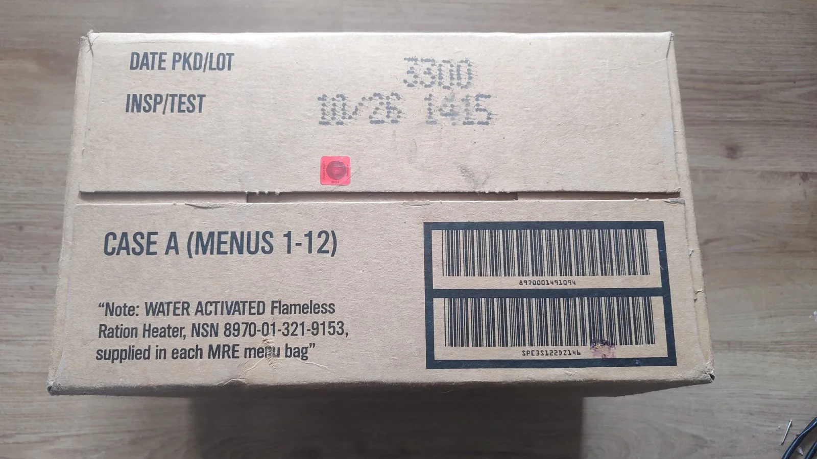 Racje żywnościowe MRE Case A 11szt.