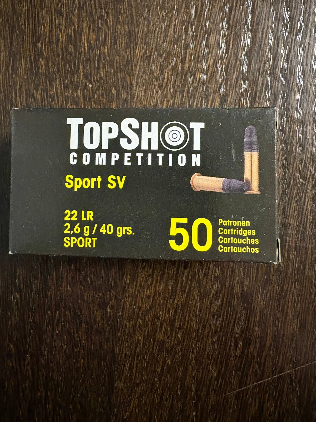 .22 LR TopShot Competition Black Edition 40gr/2,6g