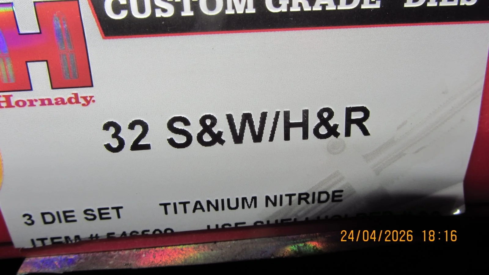 Matryce Hornady Titanium Custom Grade  .32