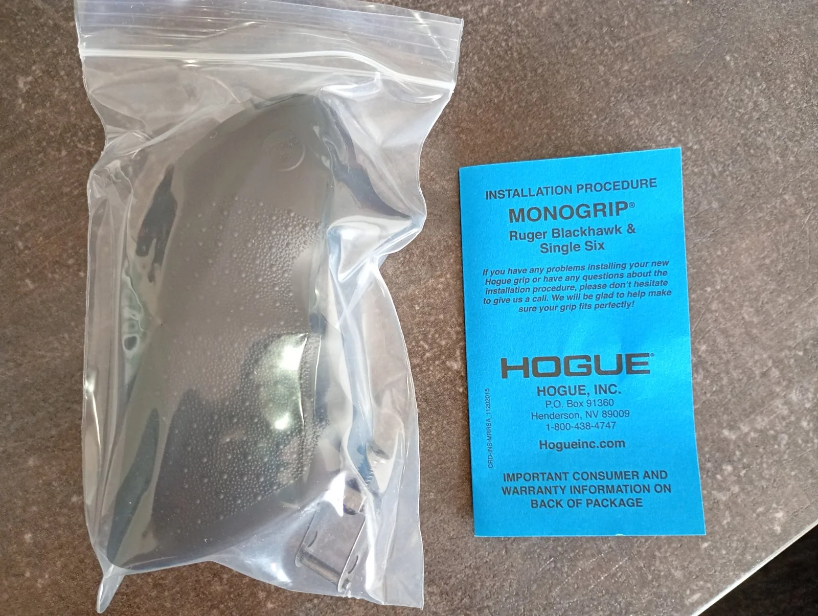 Powiększony grip do rewolwerów ruger single six,  Wrangler,blackhawk