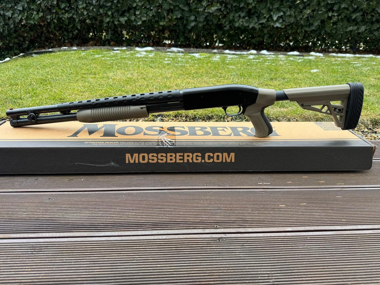 Mossberg Maverick 88, kolba ATI, osłona termiczna