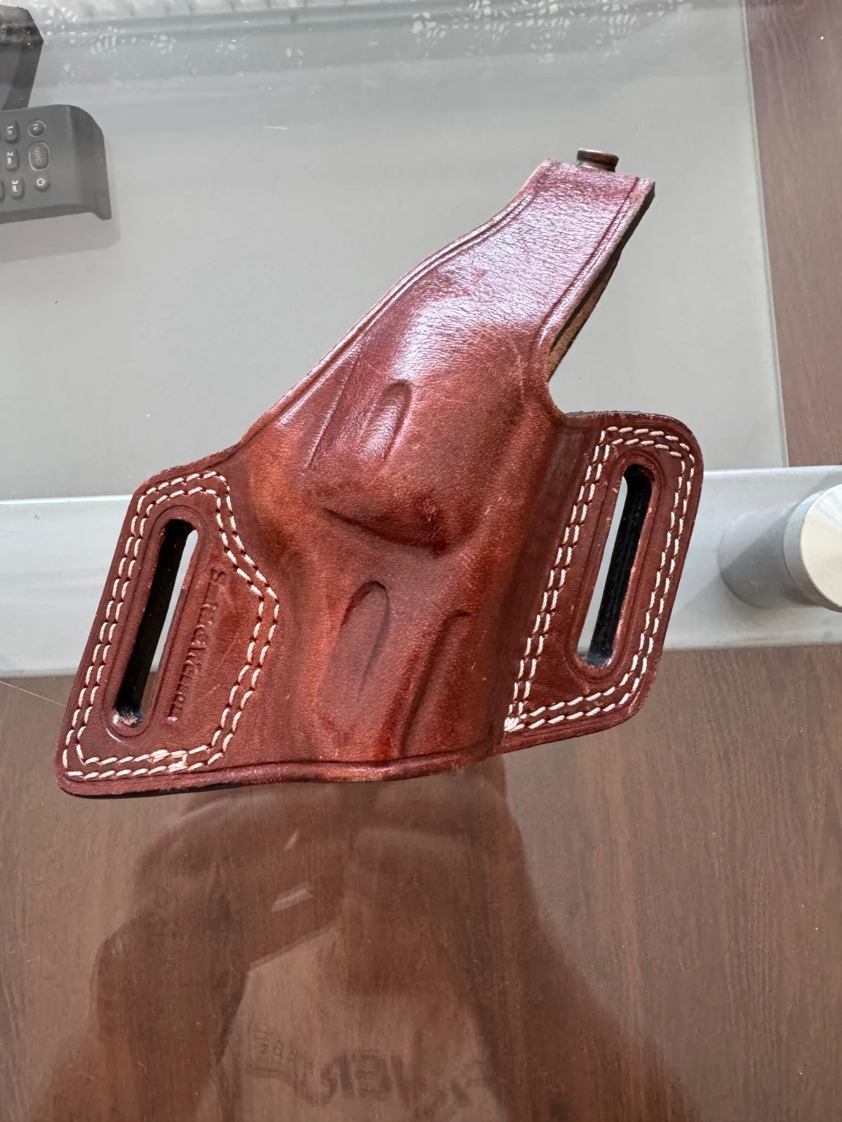 Kabura skórzana rewolwer