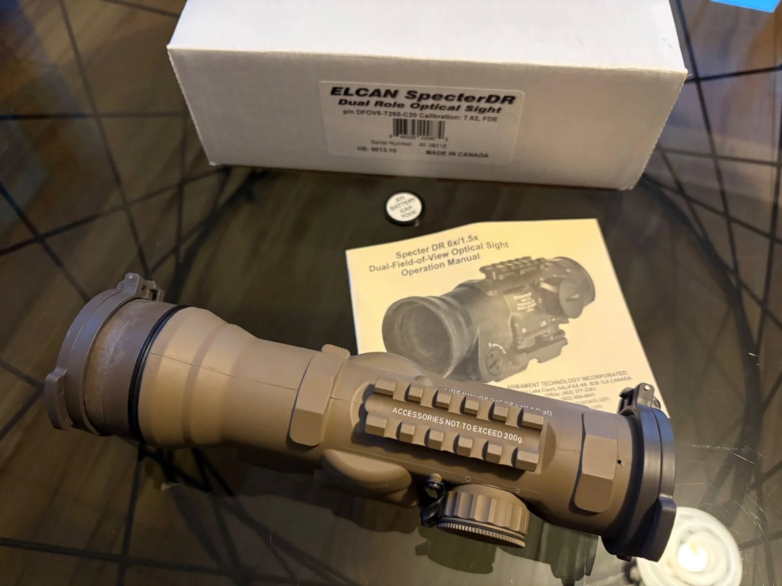 Elcan Specter DR Legacy 7.62x51 BDC FDE 1.5 / 6x