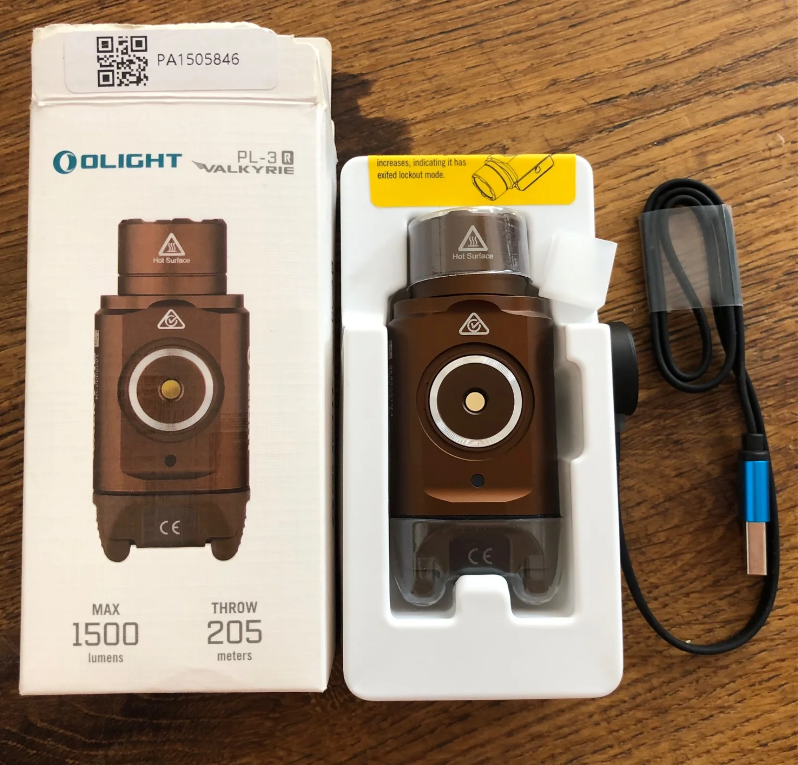 Olight Valkyrie PL-3R Brąz