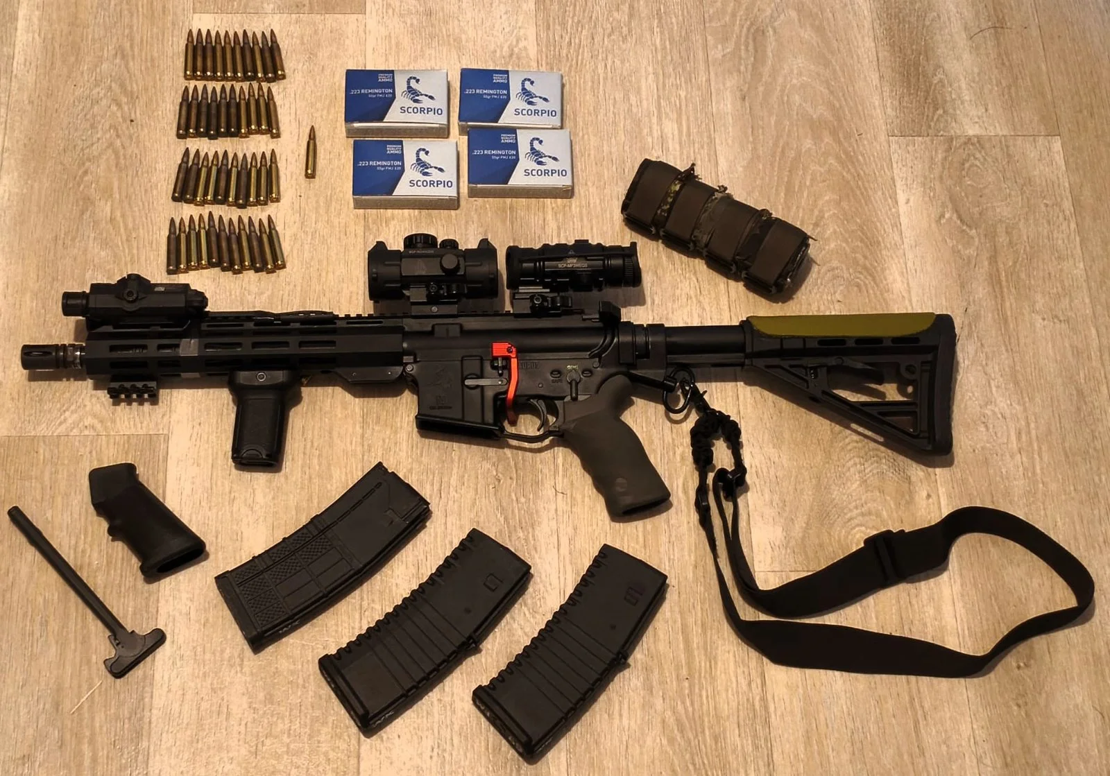 Karabinek .223 Taurus T4 A23 OR lufa 11,5" dużo dodatków