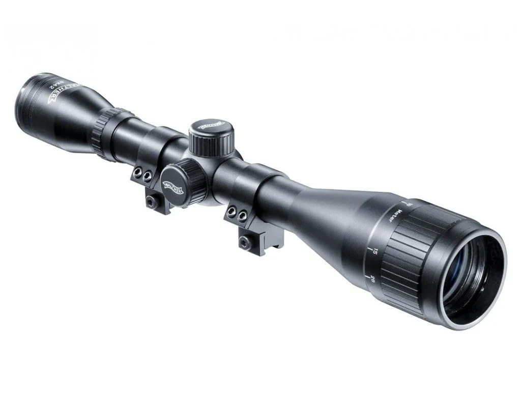 Luneta celownicza Walther 6x42 AO oraz 2-cz. montaż na szynę 11mm, NOWA