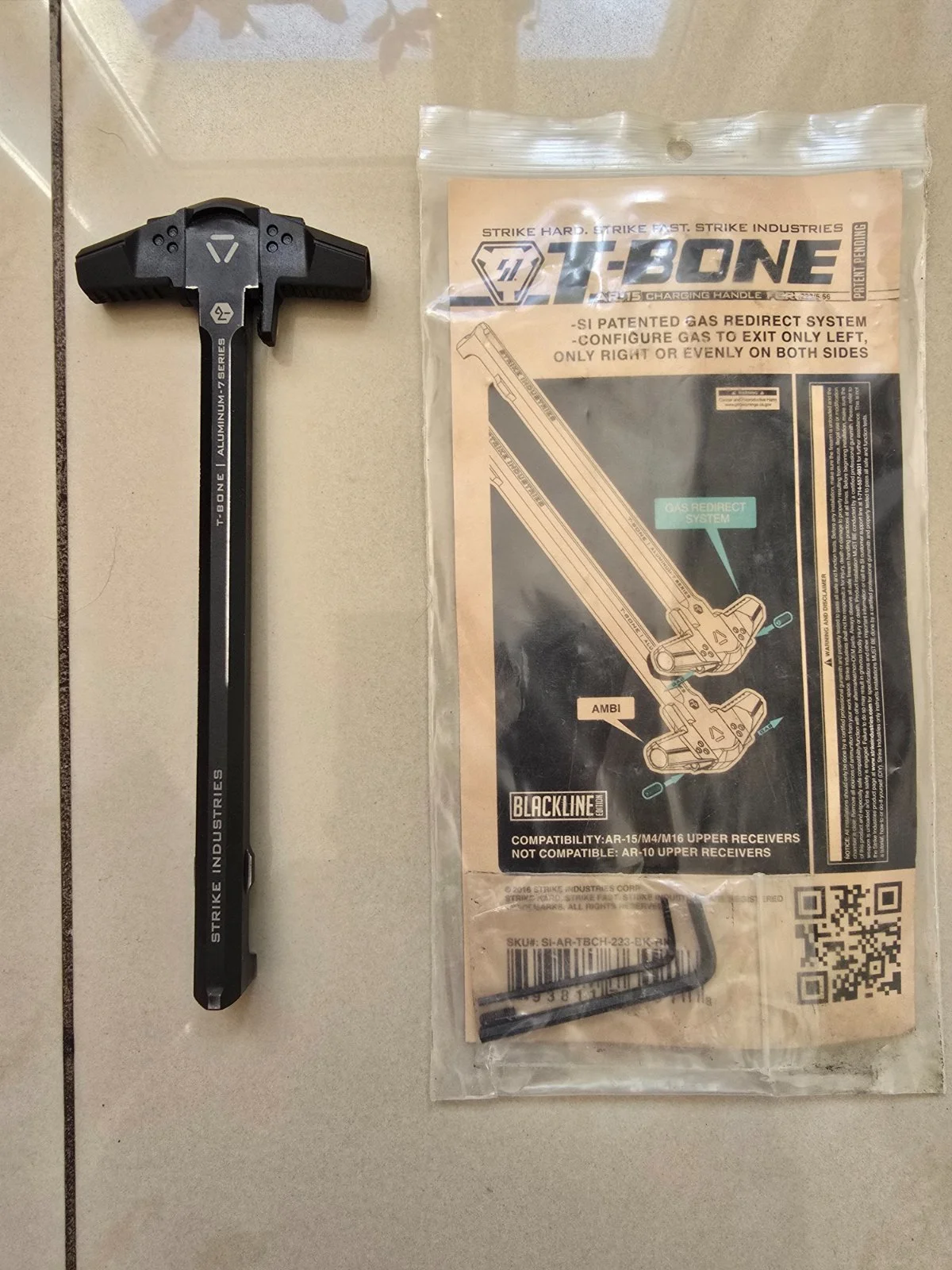 Wentylowana dzwignnia przeladowania strike industries T-bone