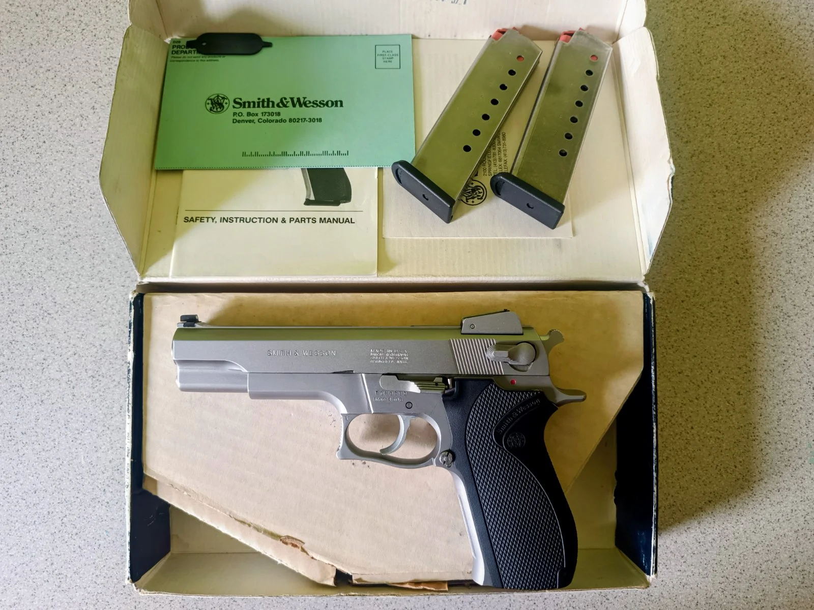 Smith&Wesson 4506 .45 ACP no-dash