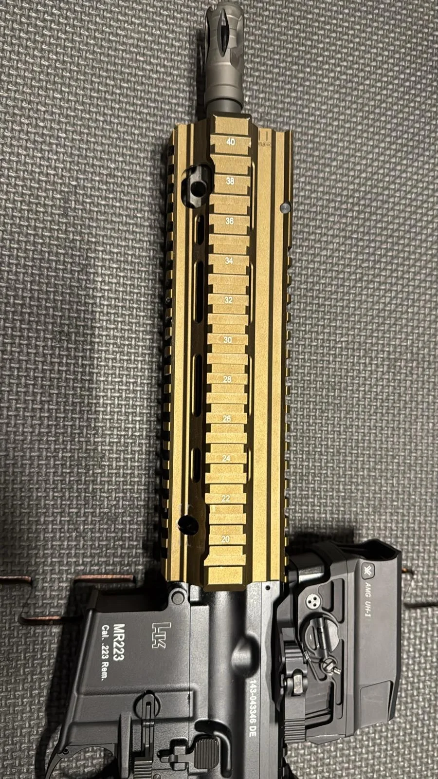 Łoże do HK 416, 556, 223 H&K ASG airsoft Heckler Koch 11" i chwyt gratis