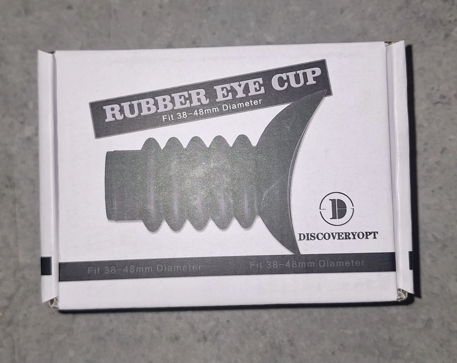 Rubber Eye Cup - Discovery Optics, Discoveryopt - gumowa osłona oka / okularu lunety 38-48mm1