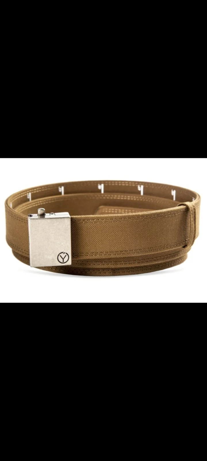 EDC Belt HARD SET Brown. Klamra i pasek