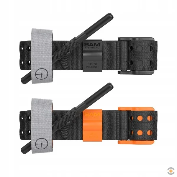 Opaska zaciskowa staza SAM XT Pomarańcz/czarna