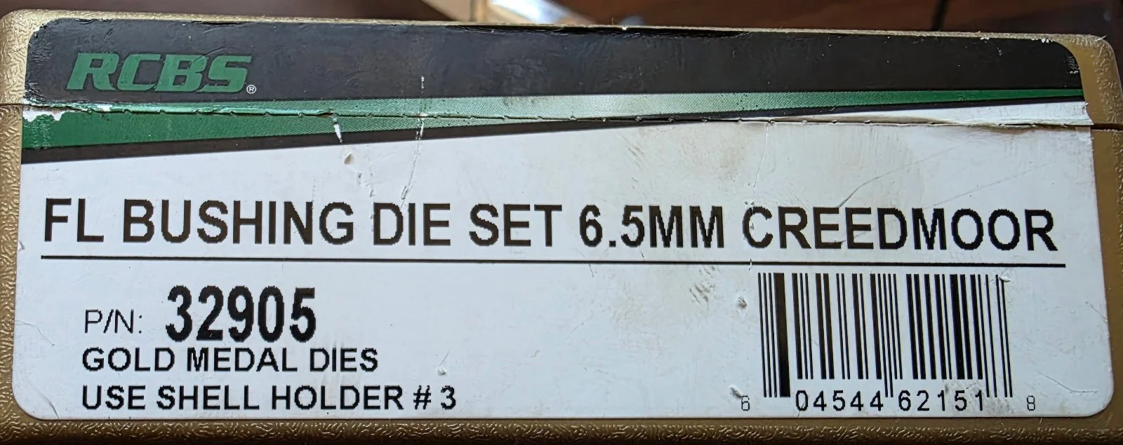 RCBS matrycę 6.5 creedmoor