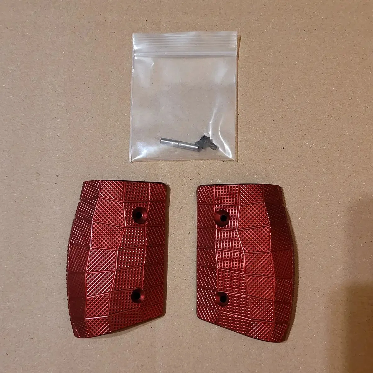 LOK GRIPS - Okładziny chwytu Canik SFx Rival-S Palm Swell Gridlok - Czerwone