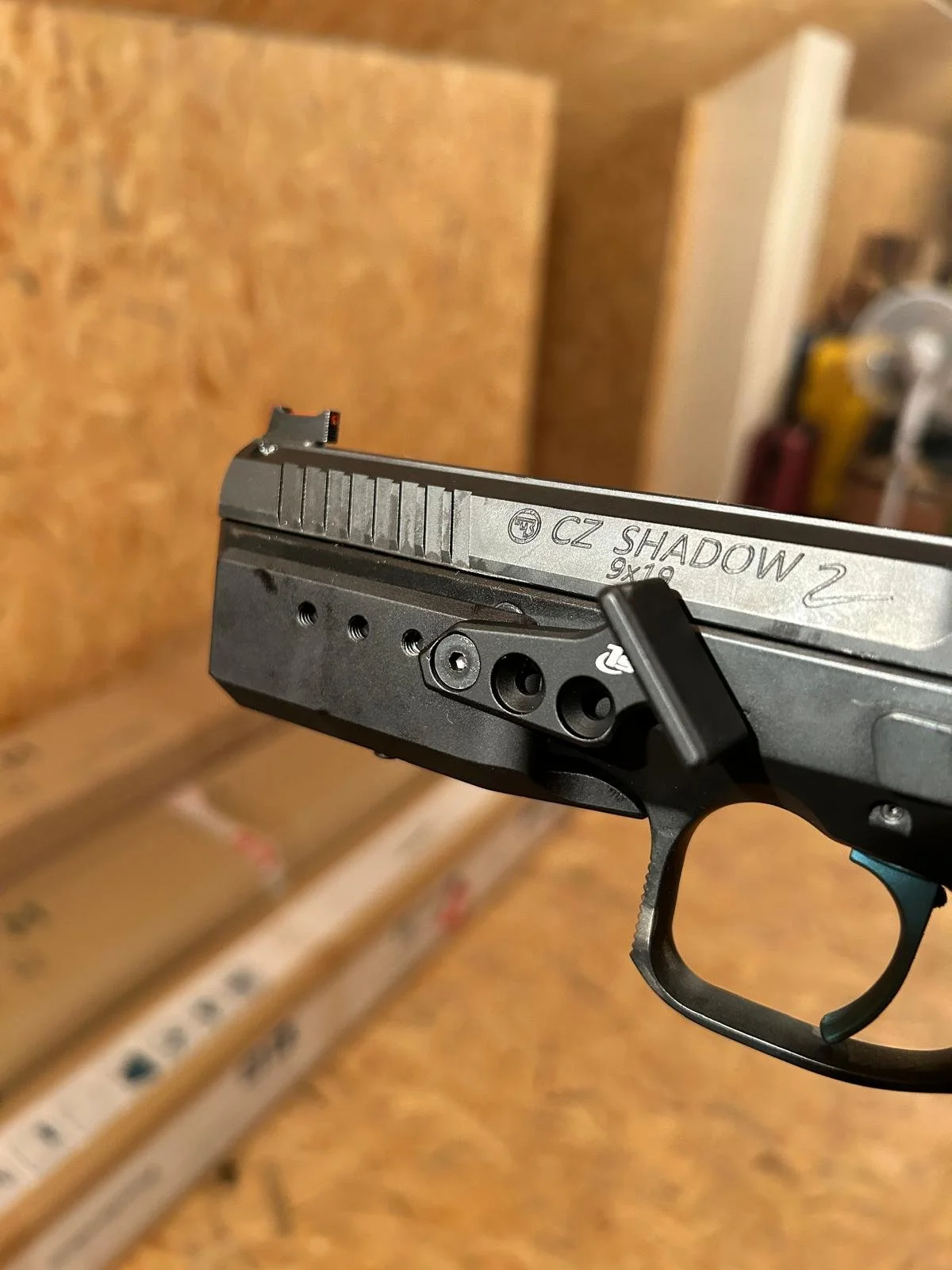 Zestaw PODPÓRKA pod kciuk z montażem aluminiowym do CZ SHADOW 2