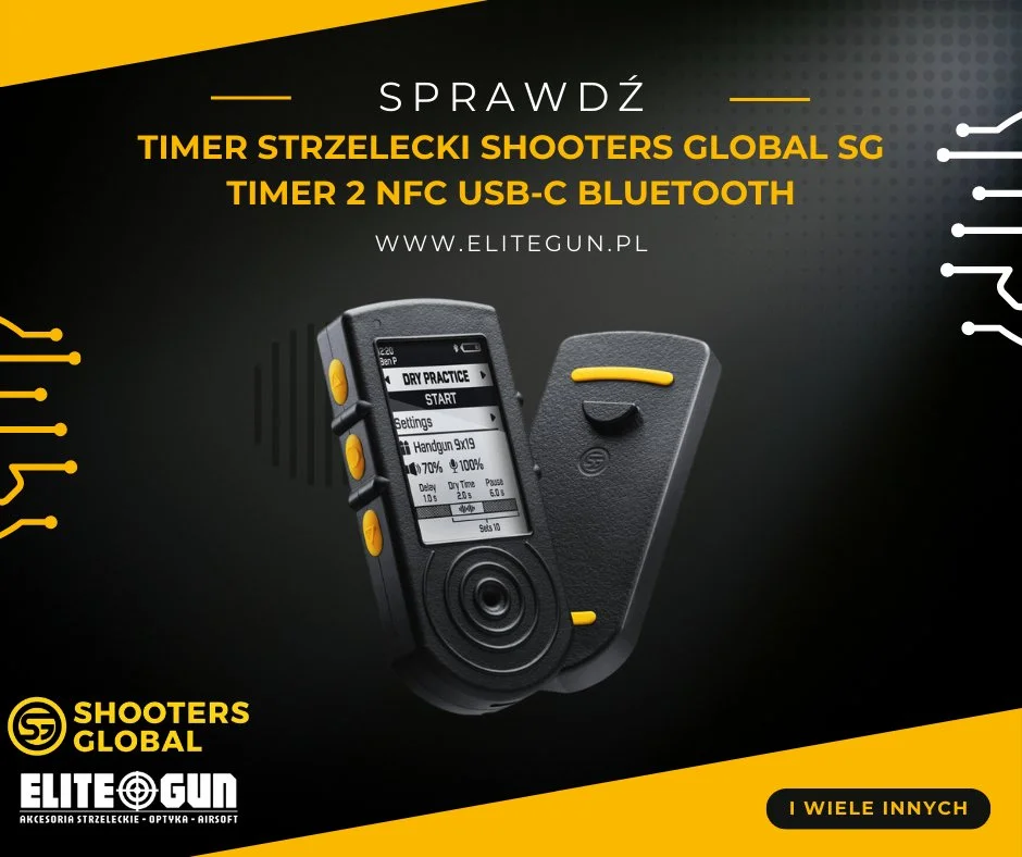 Timer strzelecki Shooters Global SG Timer 2 NFC USB-C Bluetooth