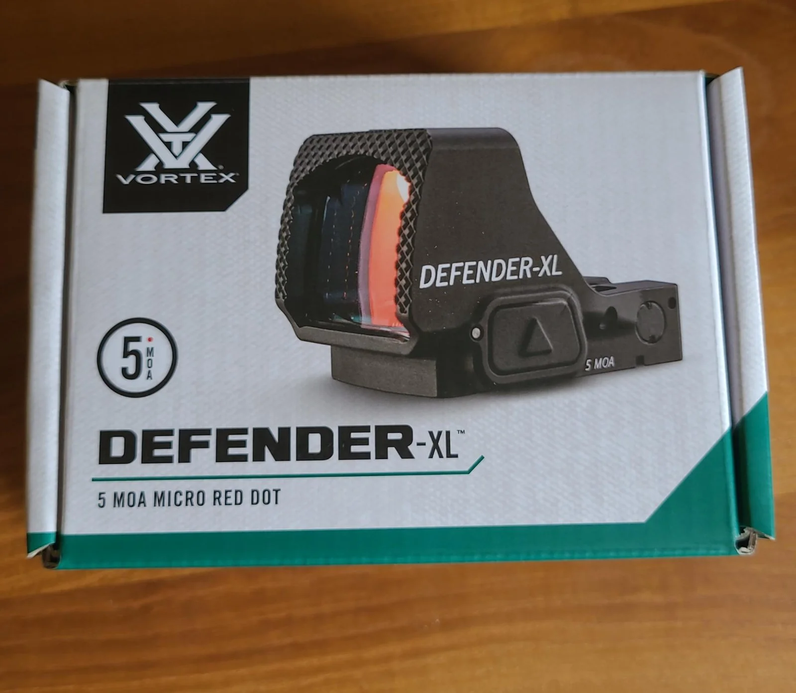 Vertex Defender XL 5 moa red dot