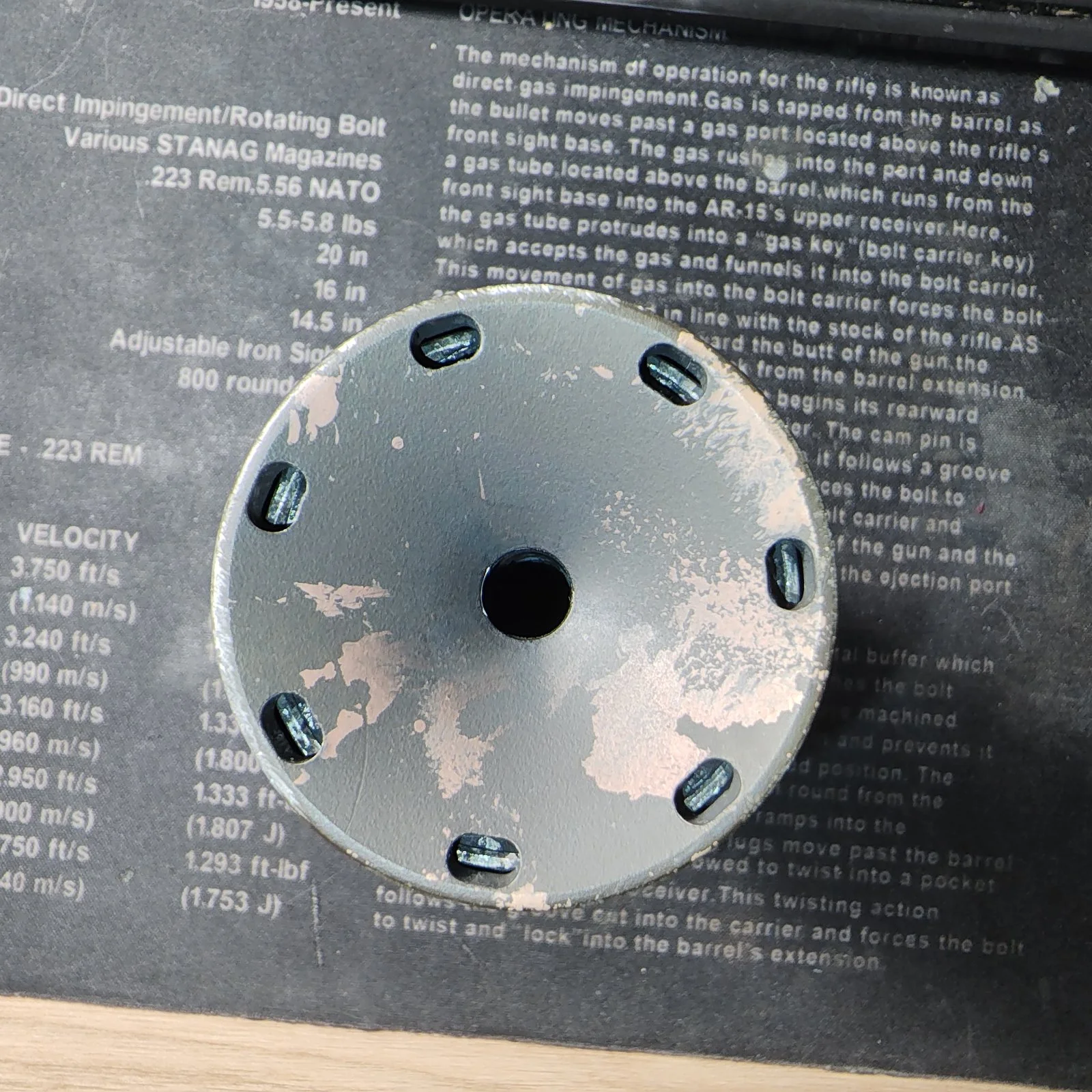 Tłumik BK Precise DEAF45 Compact Taplock QD z tłumikiem płomienia CAGE FH