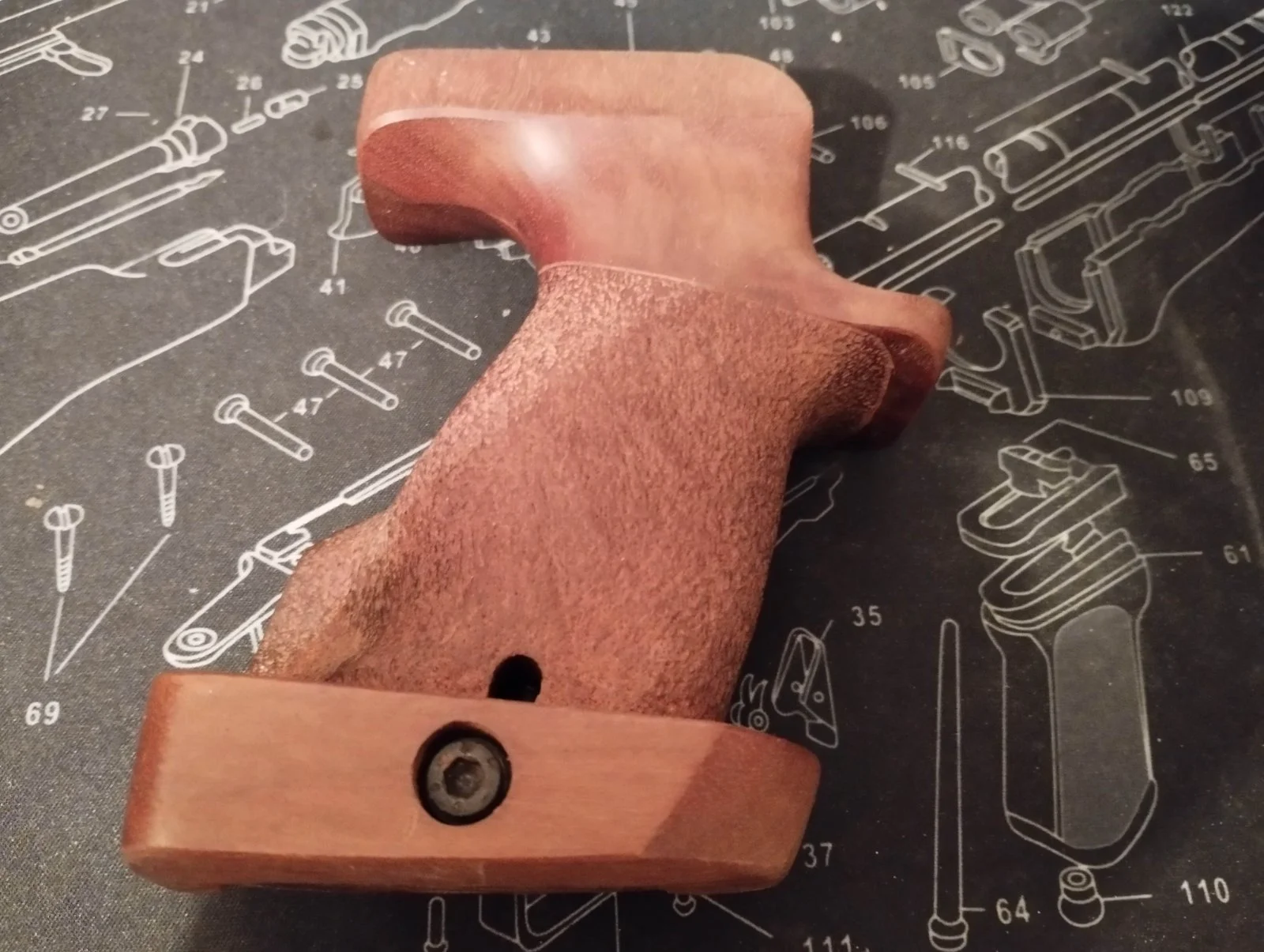 Rękojeść do pistoletu sportowego Walther