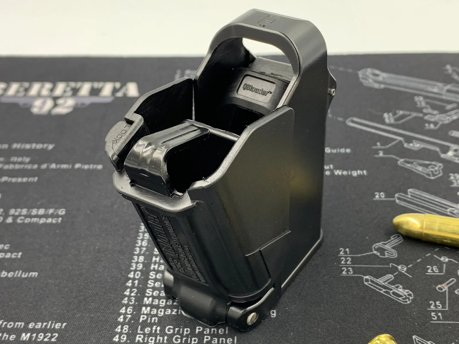 Szybkoładowarka do magazynków 9mm .357.45 QBloader, MTloader