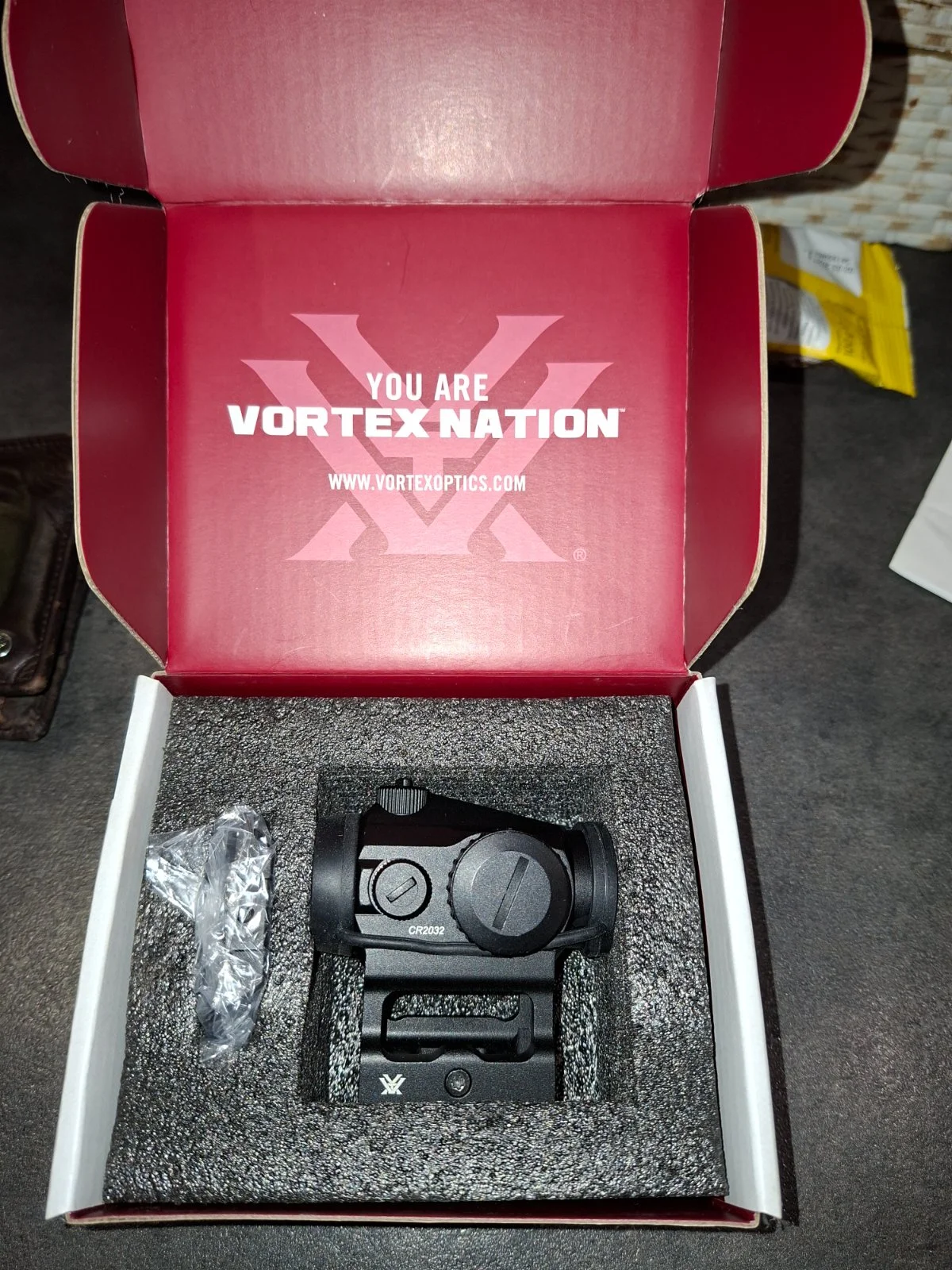 Vortex crossfire red dot cr 2032