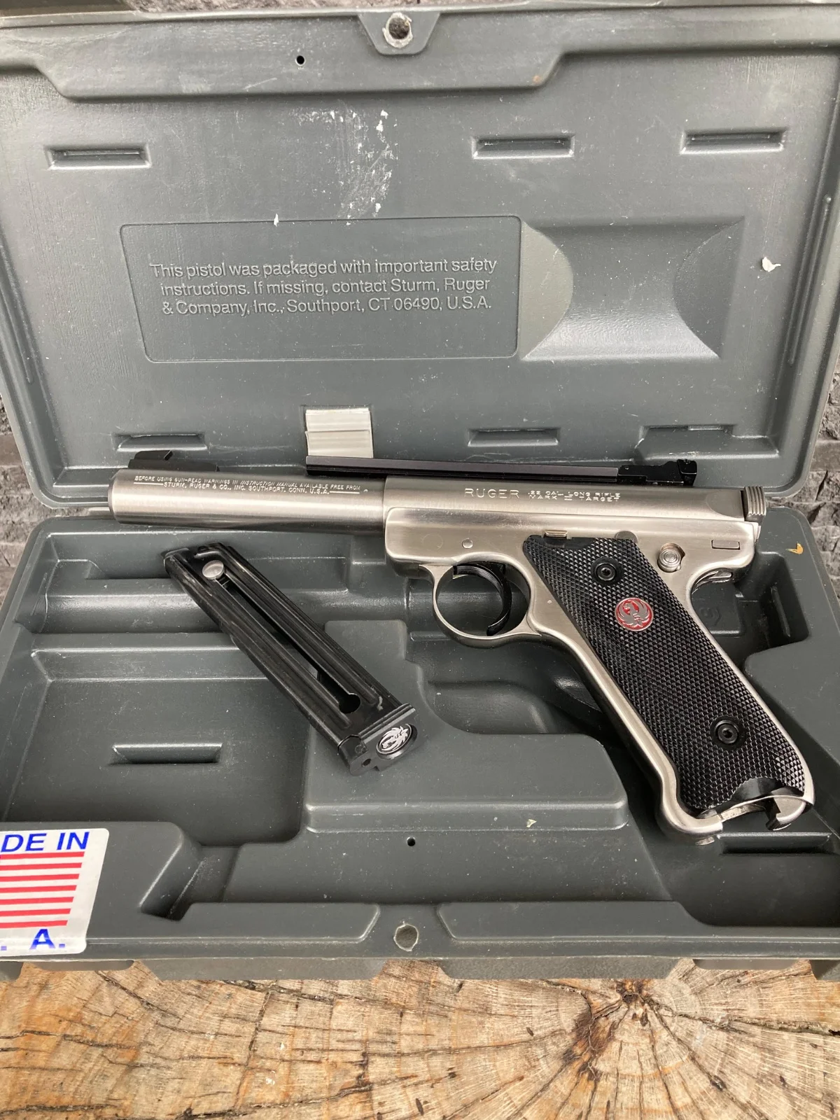 Ruger Mark II Target inox
