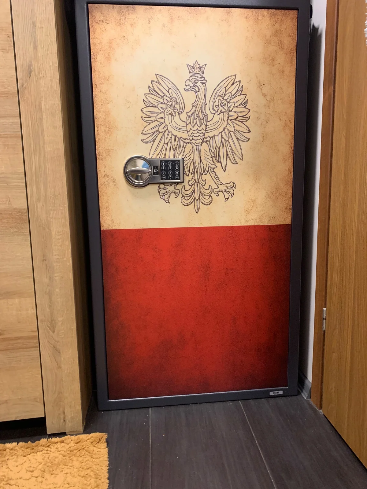 Magnetyczne maty z nadrukiem na sejfy S1