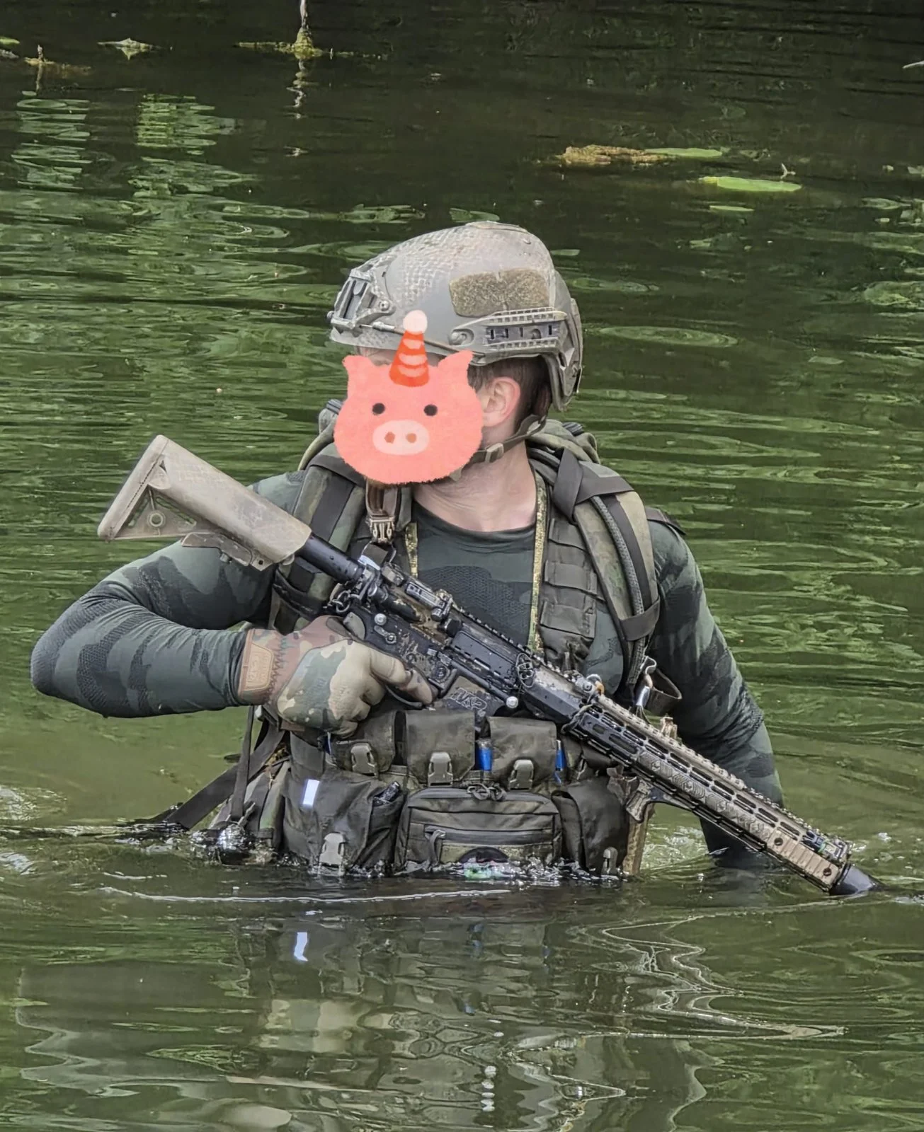 Helikon Guardian Recce Chest Rig OD z dodatkami