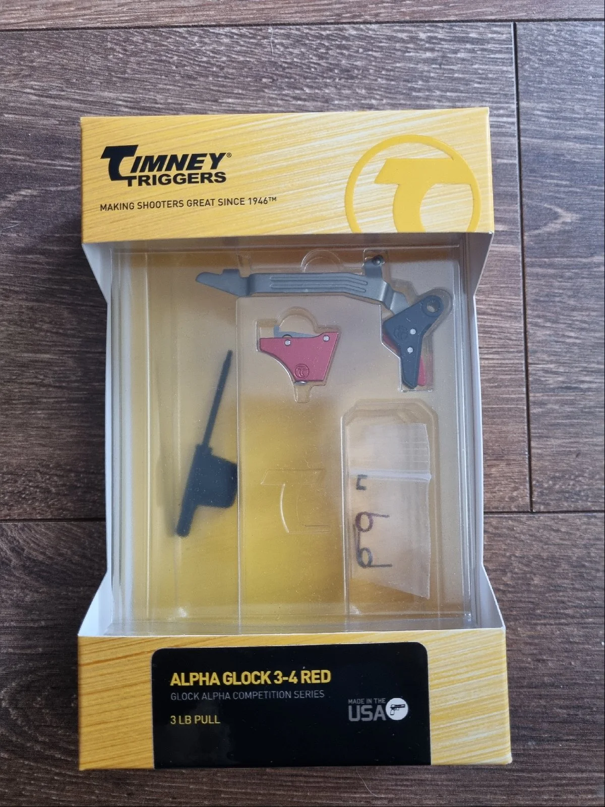 Spust Timney Alpha Competition Red Glock Gen 3 - 4